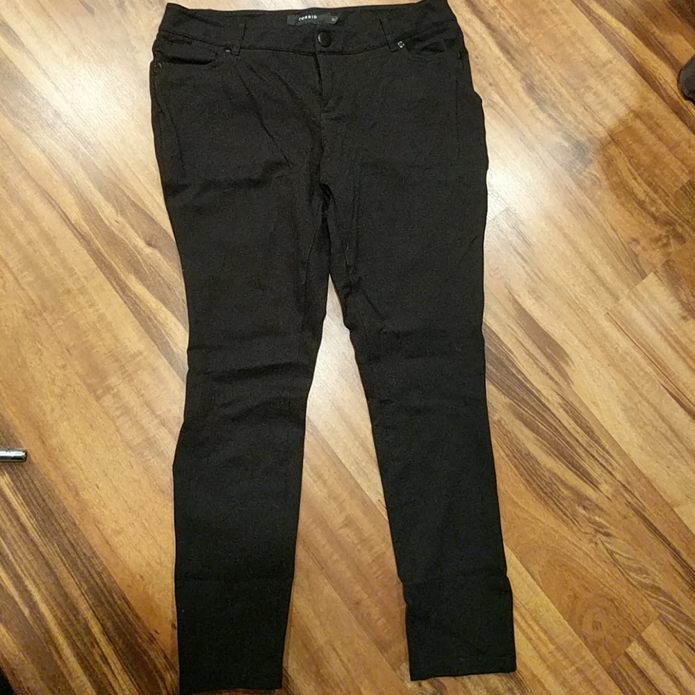 Ponte straight leg slacks